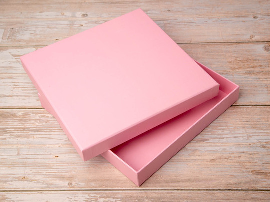 Подарочная коробка для фотокниги 21х21, розовая, фото 2